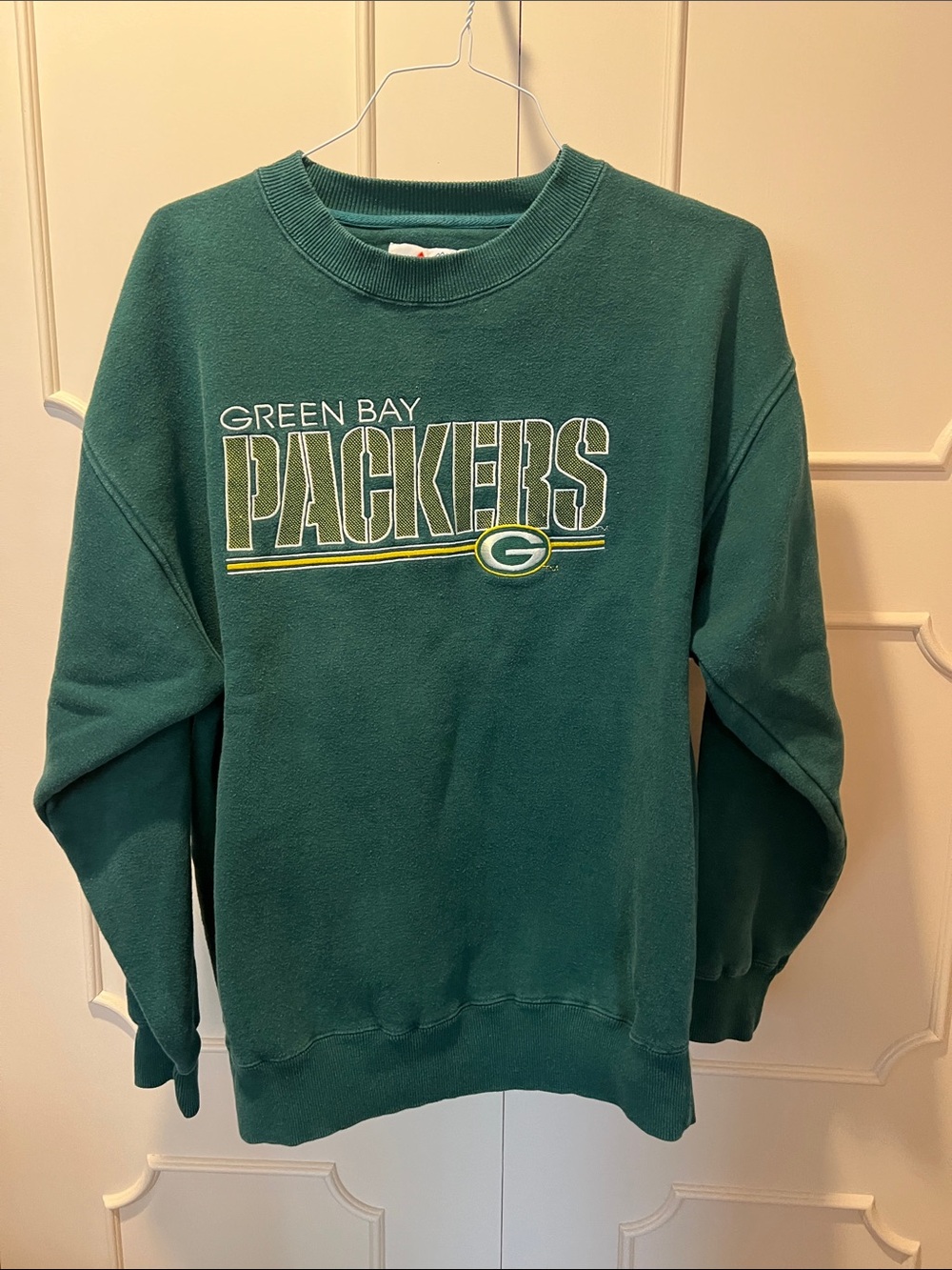 Vintage Majestic Green Bay Packers Dark Green Crewneck Sweatshirt